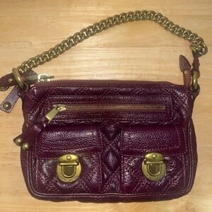 Marc Jacobs Cammie in Quilted Icy Leather